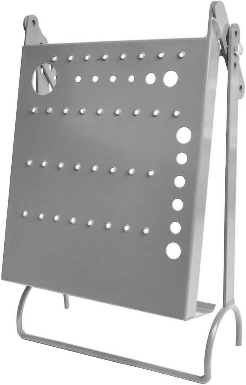 MY RUSTIC Ladder Work Platform, Ladder Platform Accessory System,Anti-Slip Extension Ladder Tool, Heavy Duty Ladder Work Stand System Accessories Holds 400 Pound (Orange) (Silver Gray) - Image 1